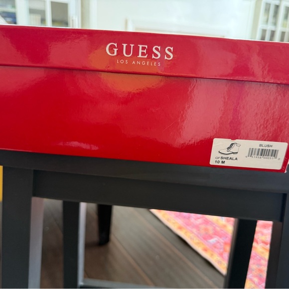 Women's Pink Guess Lace-Up Boots - Picture 8 of 9